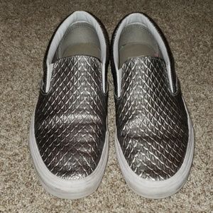 Metallic Silver Vans